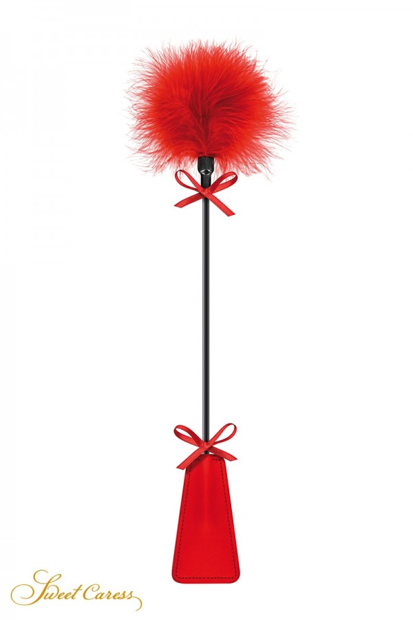 Tapette à pompon rouge - Sweet Caress